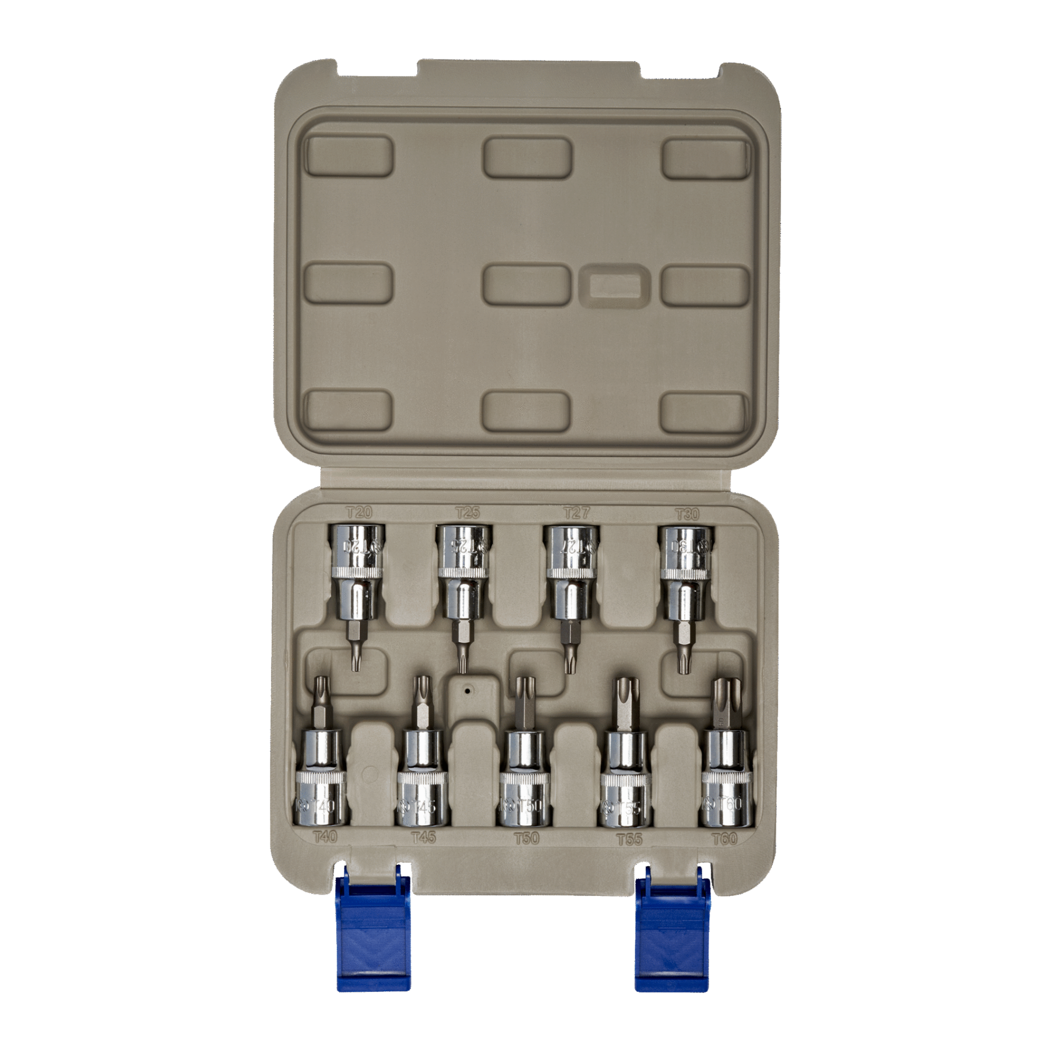 Set de dados con punta Torx 1/2" 9 piezas Irimo