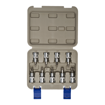 Set de dados con punta Torx 1/2" 9 piezas Irimo