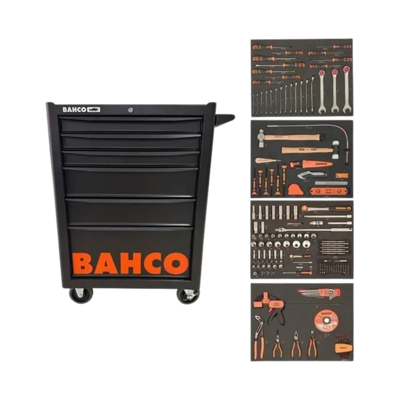 Carro de herramientas 26 heavy duty 198 piezas Bahco