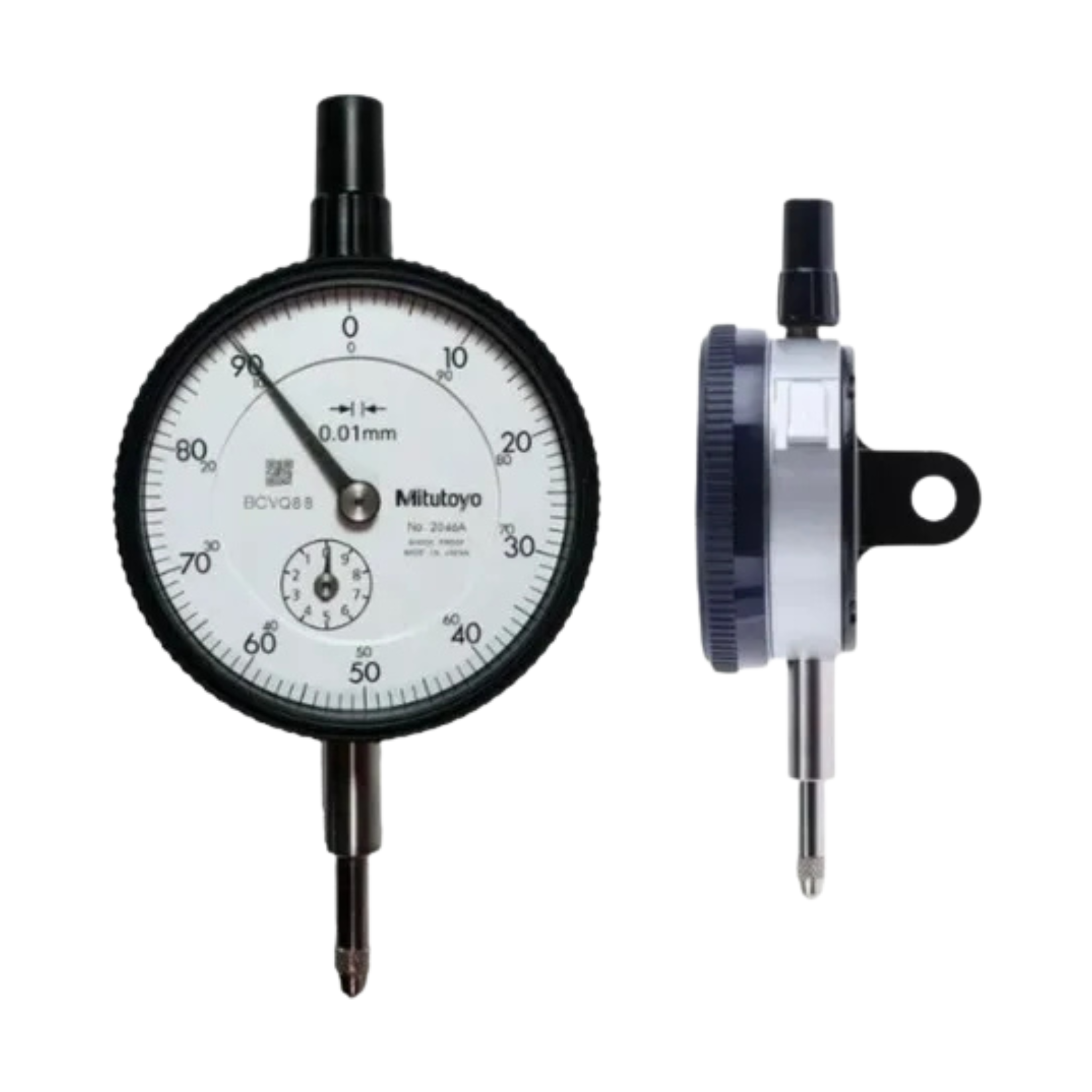 Reloj comparador  0.01 mm. rango 10 mm. (2046a) - MITUTOYO