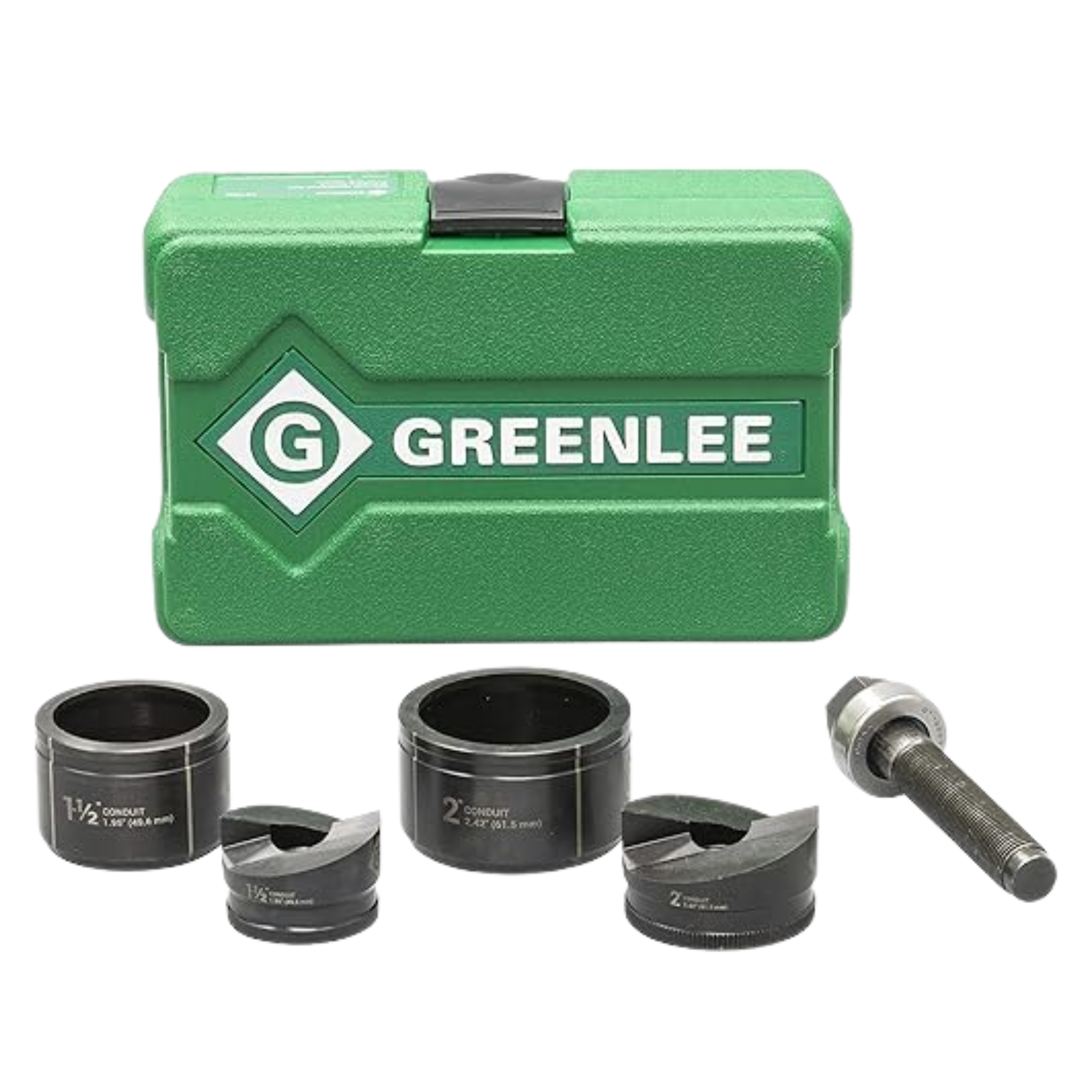 Jgo. sacabocados manual 1/2" - 2" ac (7238sb) - GREENLEE