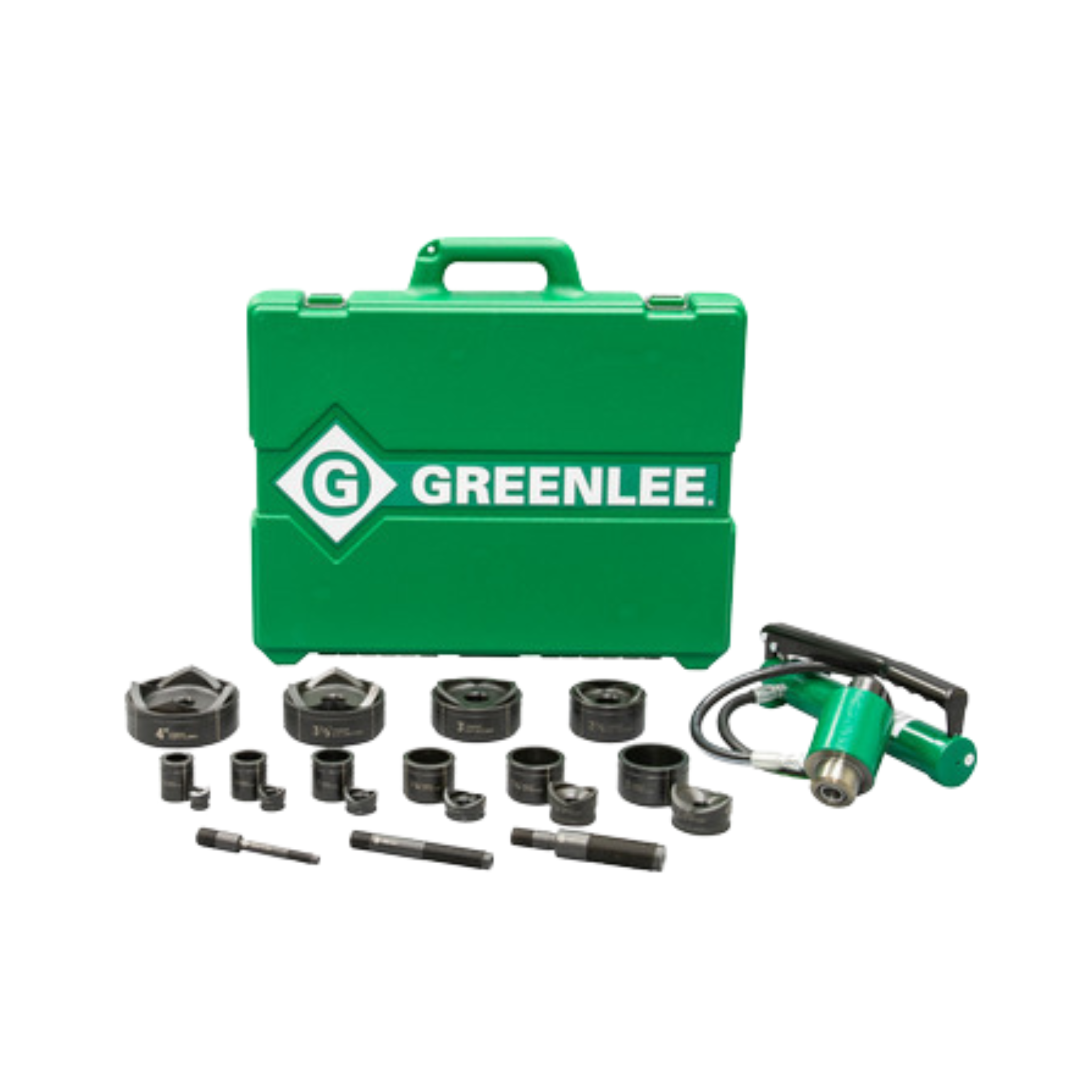 Jgo. sacabocados hidraulico 1/2" - 4" ac (7310sb) - GREENLEE