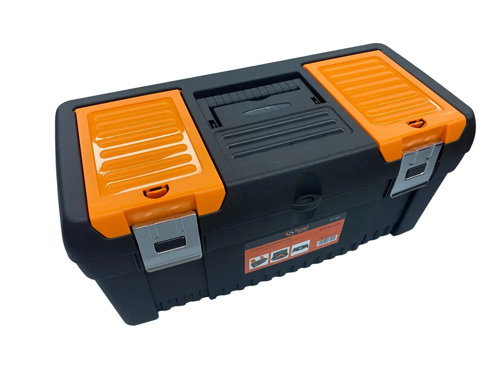 Caja herr. plastica c/metal 20" medidas 51 x 24,5 x 23,5 cm (g-t620) - SMARTTOOLS