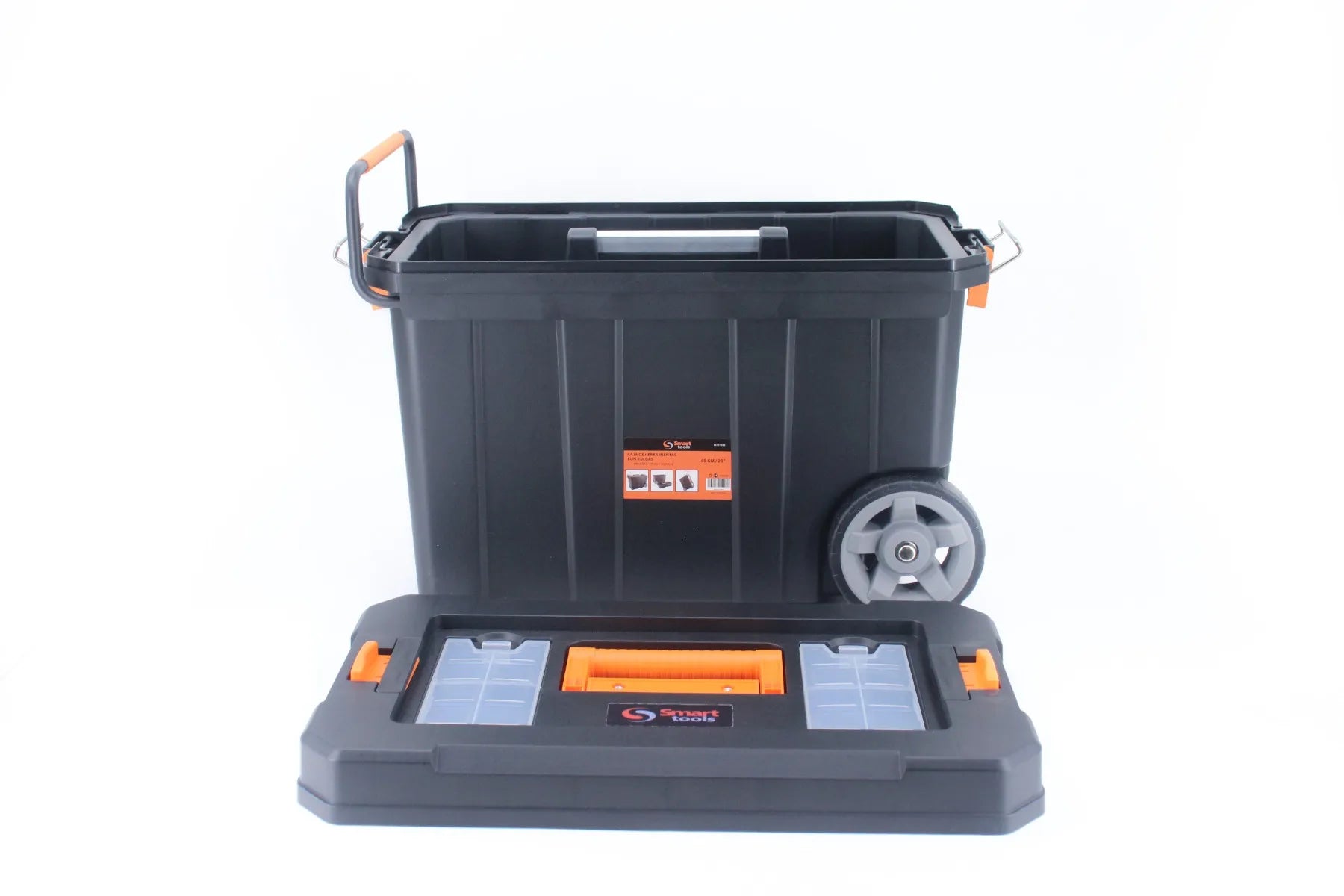 CAJA HERRAMIENTAS C/RUEDAS 590*295*425 SMART TOOLS