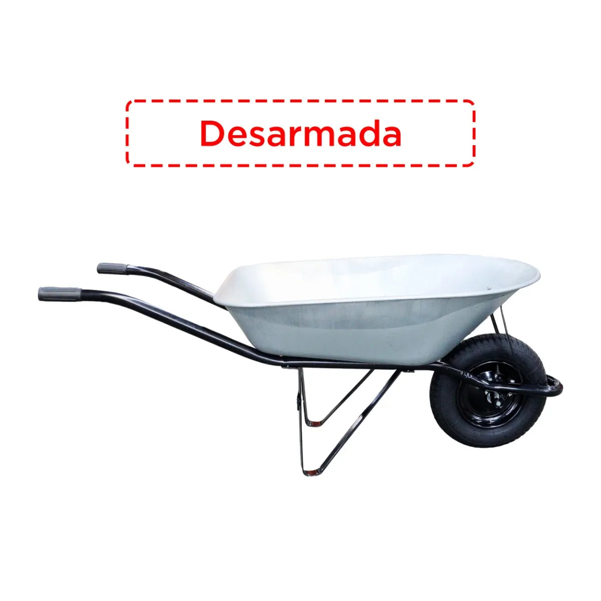CARRETILLA GALVANIZADA 09MM 78L DESARMADA - SMART TOOLS