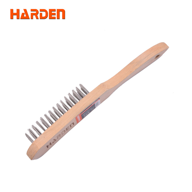 ESCOBILLA 4 FILAS DE CERDAS METALICAS 40CM HARDEN