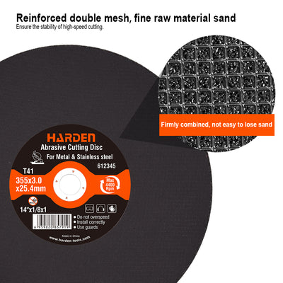 Disco de Corte Fino 115 x 1.2 x 22.2 mm - HARDEN