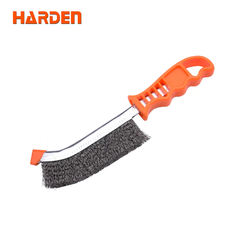 Cepillo metálico mango de plástico 225mm Harden