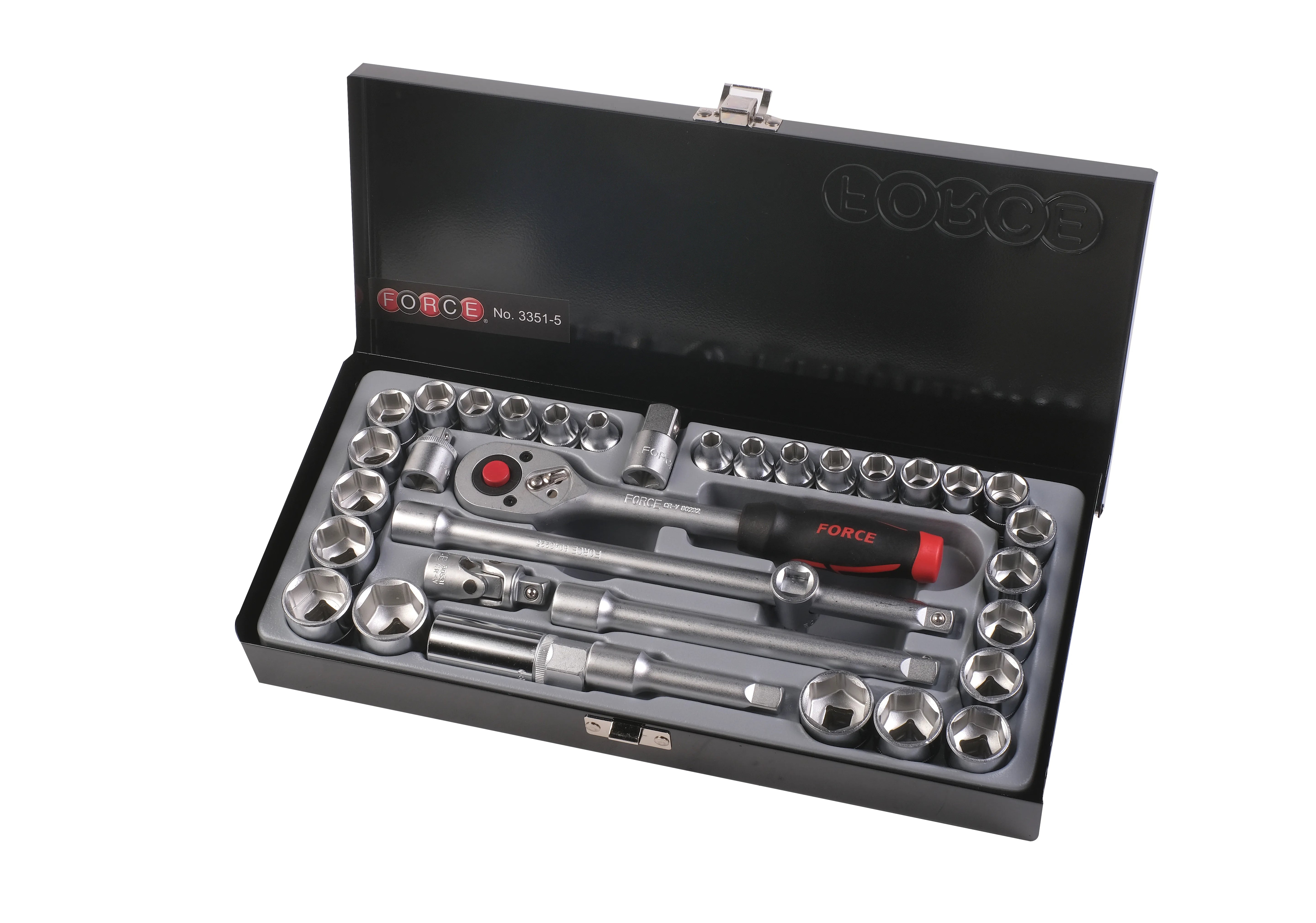 Jgo. dados []3/8" mm./pulg. (3351-5) - FORCE