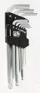 Jgo. llaves allen 1.5-10 mm. b/larga (5093lb) - FORCE