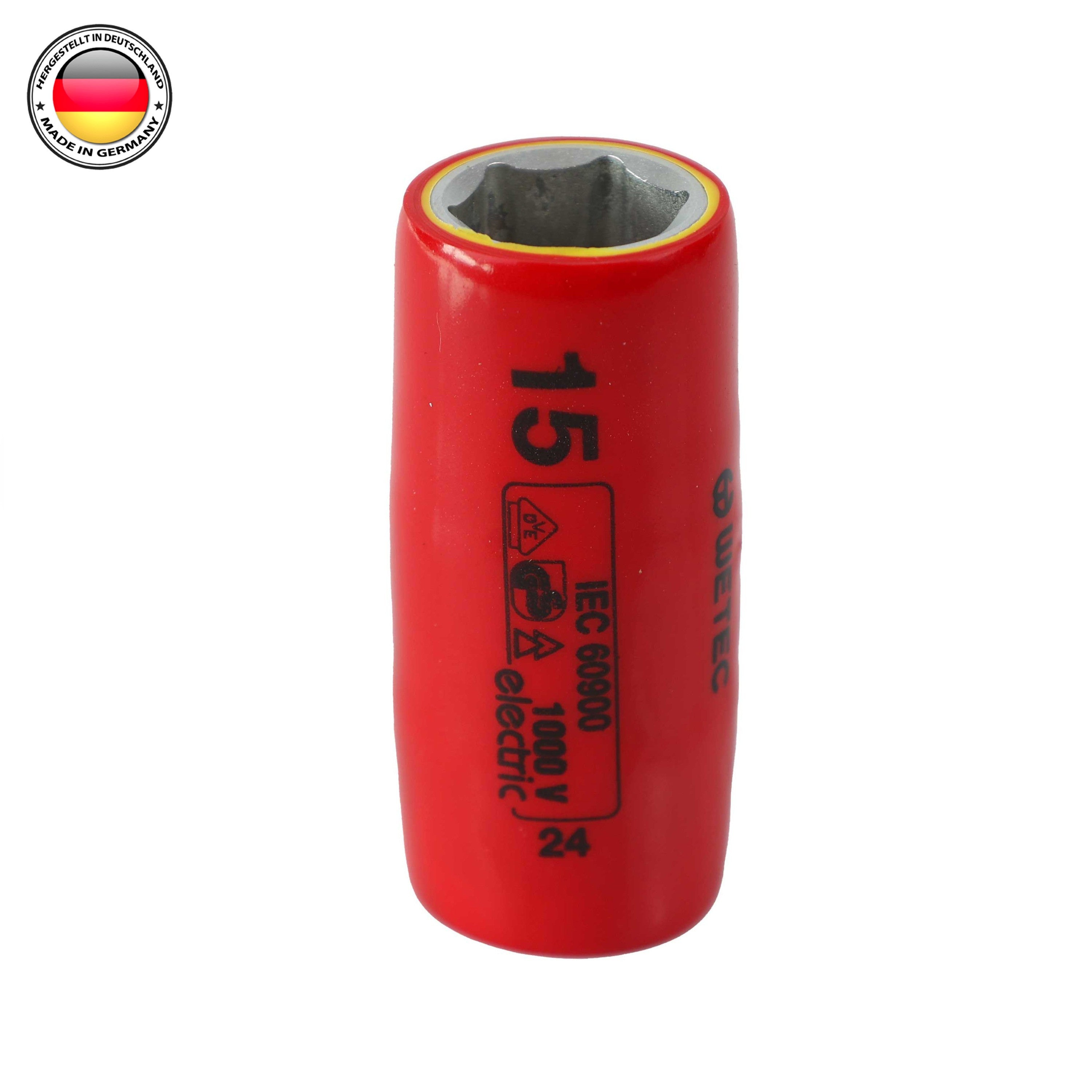 Dado hexagonal 1/2" 1000V aislado WETEC