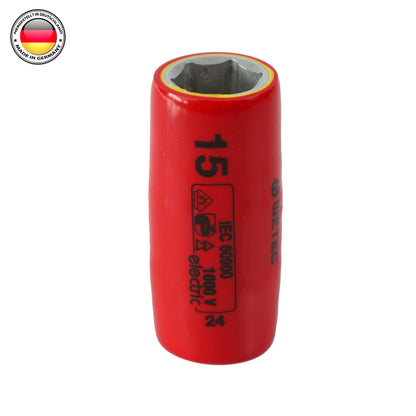 Dado hexagonal 1/2" 1000V aislado WETEC