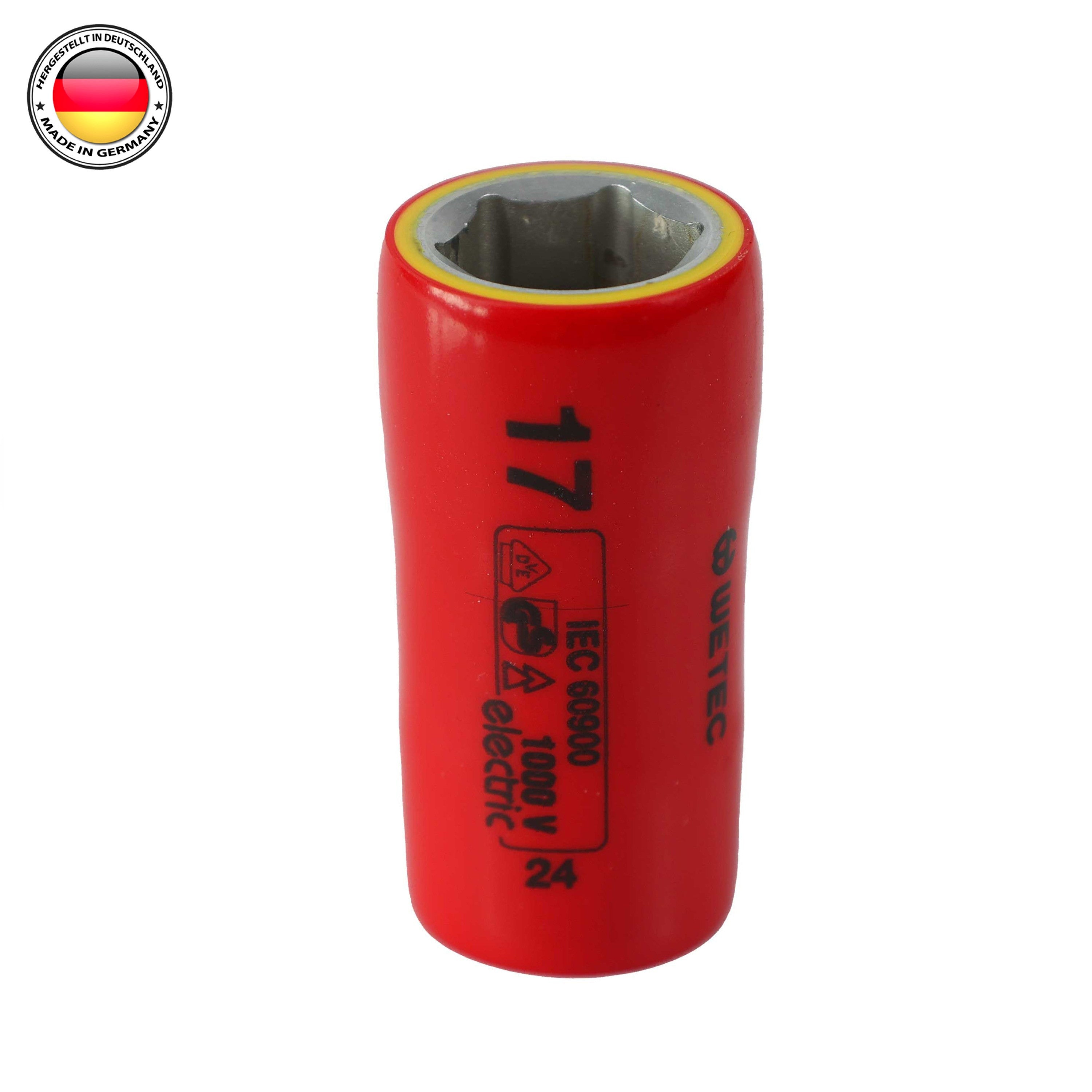 Dado hexagonal 1/2" 1000V aislado WETEC