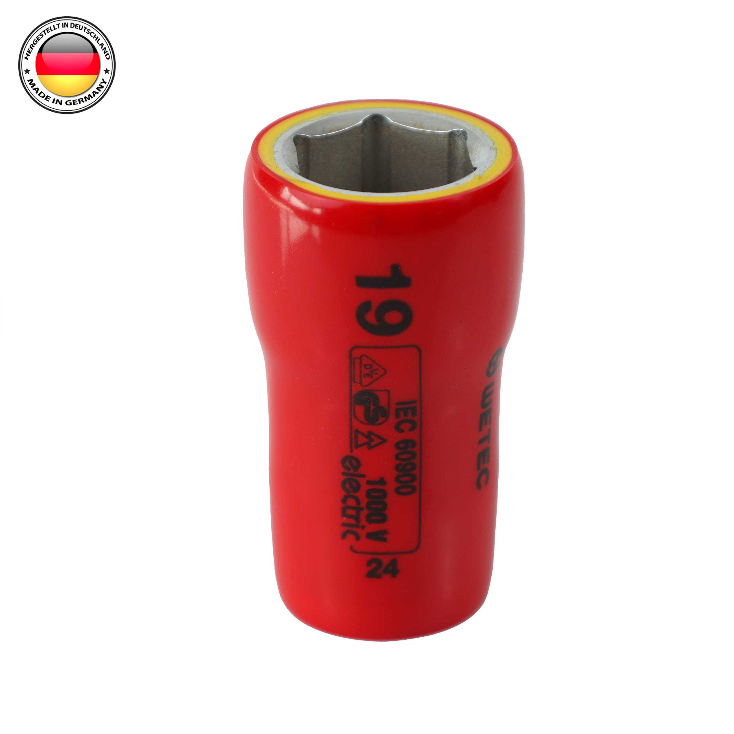 Dado hexagonal 1/2" 1000V aislado WETEC