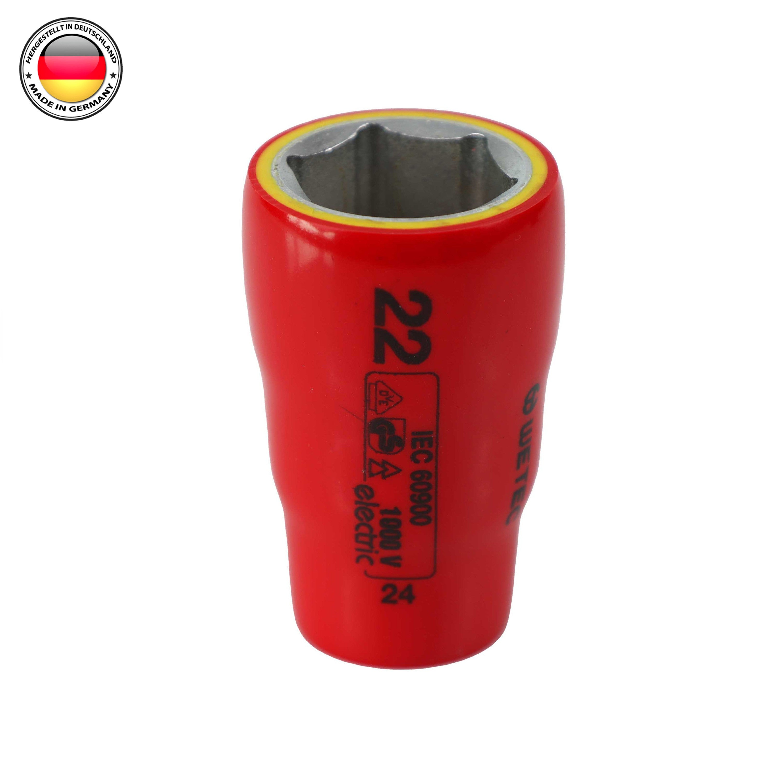Dado hexagonal 1/2" 1000V aislado WETEC