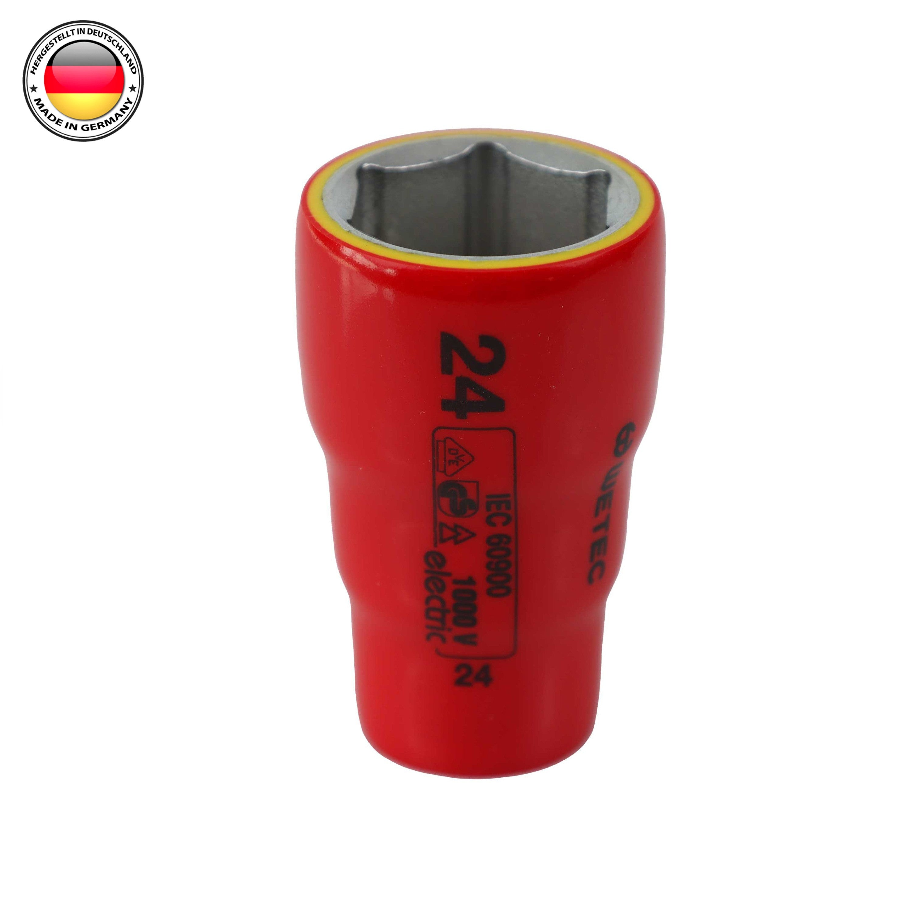 Dado hexagonal 1/2" 1000V aislado WETEC