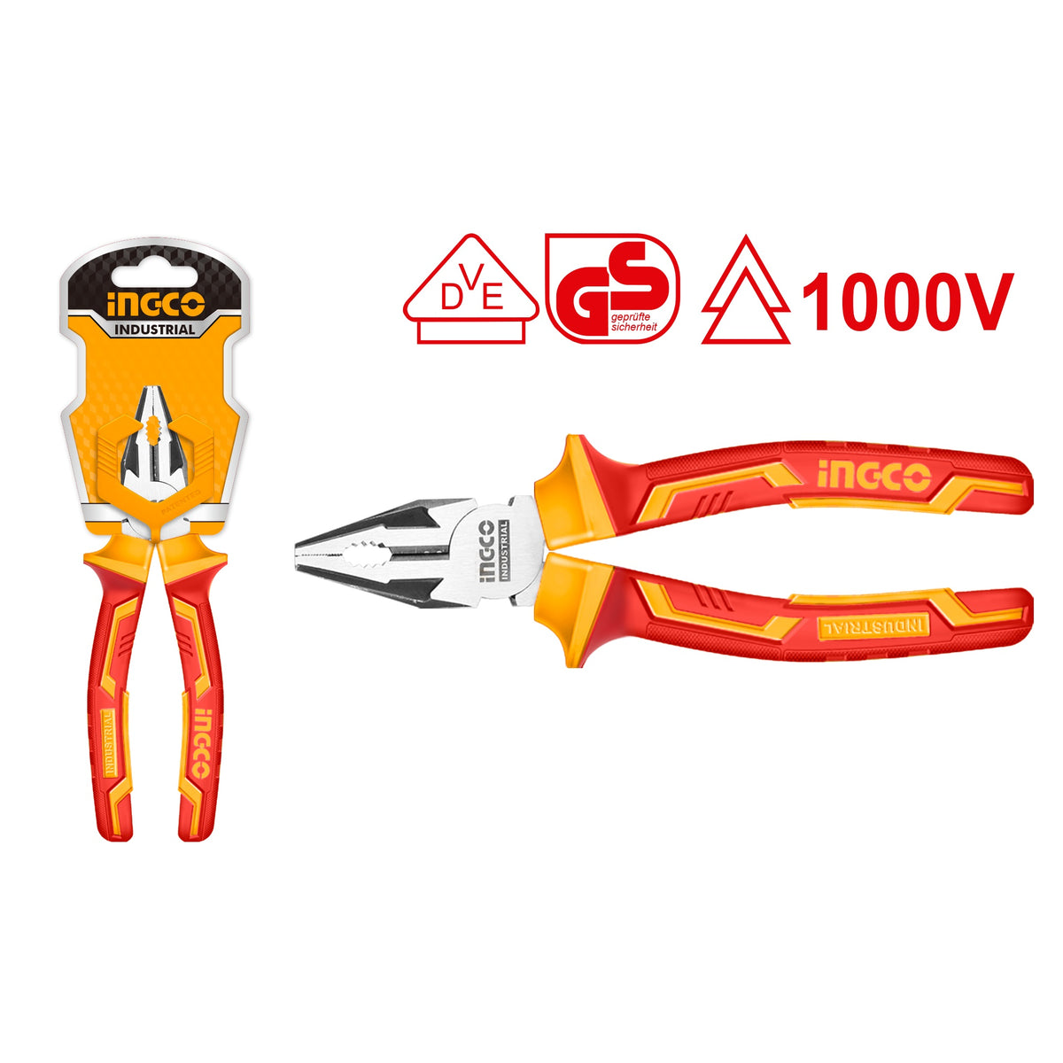ALICATE INGCO AISLADO UNIVERSAL 6"  # HICP28168