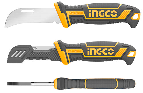 CUCHILLO INGCO PELA CABLE  CURVO 200 MM # HPK82001