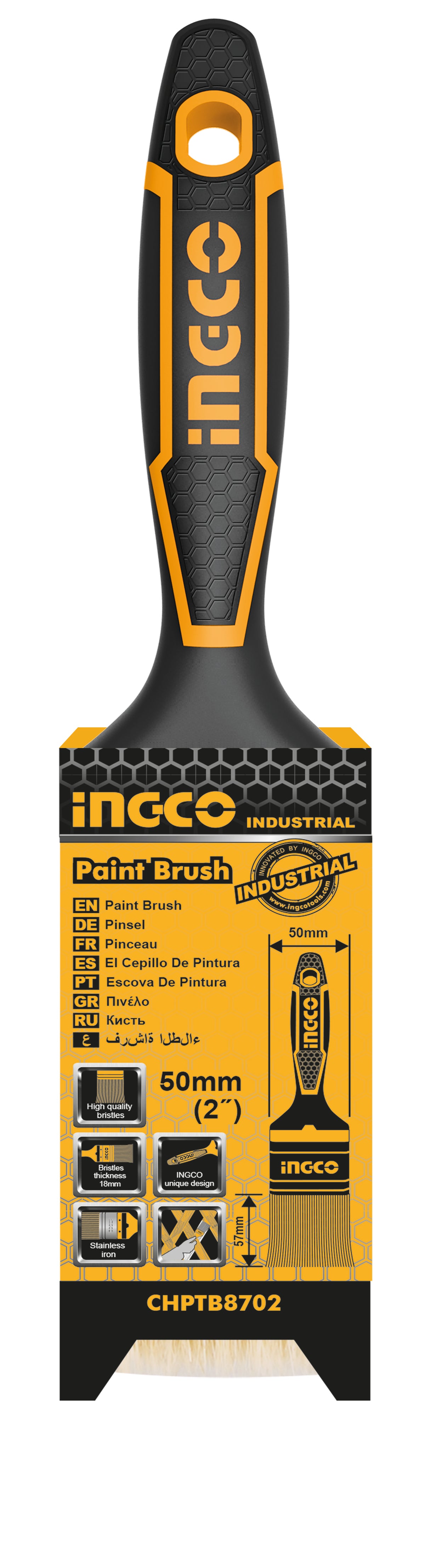 BROCHA INGCO MANGO PLASTICO 2,5"  # CHPTB8725