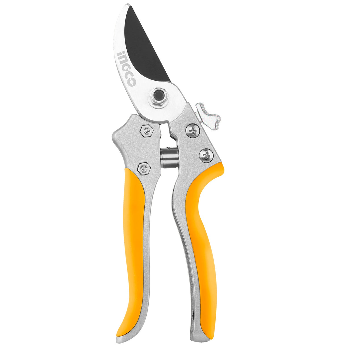 TIJERA INGCO PODAR CUERPO ALUMINIO - 8"  M/ERGONOMICO # HPS0308