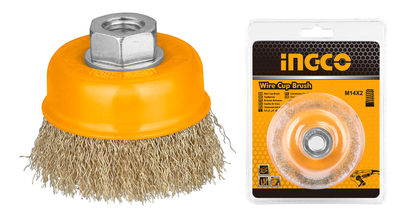 ESCOBILLA INGCO DE COPA P/ESMERIL LISA  FINA 125 MM # WB11251