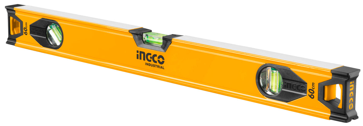 NIVEL INGCO ALUMINIO INDUSTRIAL 60 CM. TRES AGUAS  # HSL08060