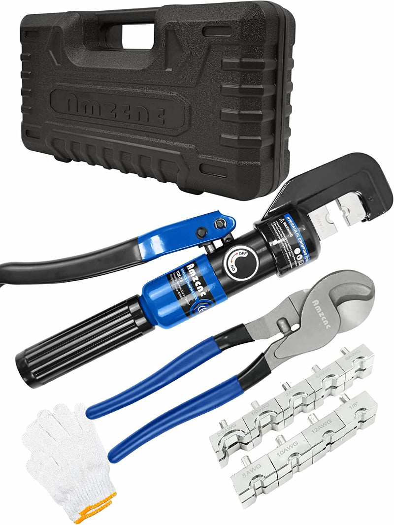 Crimpeadora hidráulica 12 AWG 12 piezas Amzcnc