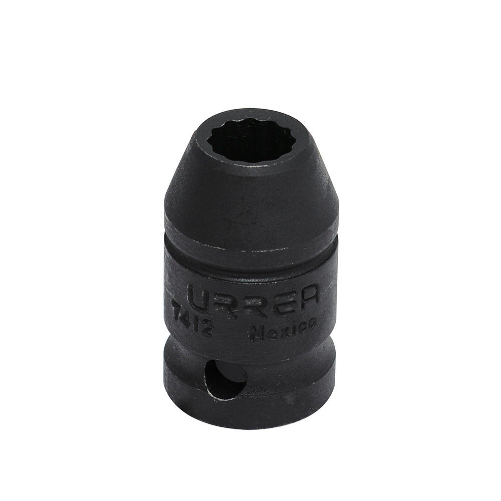"Dado imp 1/2"poligonal  3/8" (TWS-7412) - URREA