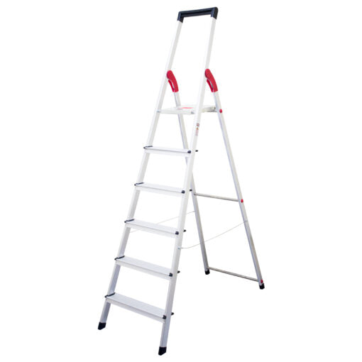 ESCALERA ALUMINIO TIJERA 6 PELDA OS MAGNA