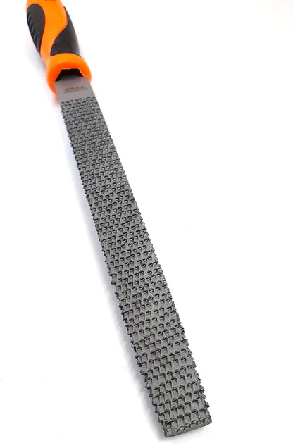 Lima Escofina media caña 8" con mango de fibra Harden