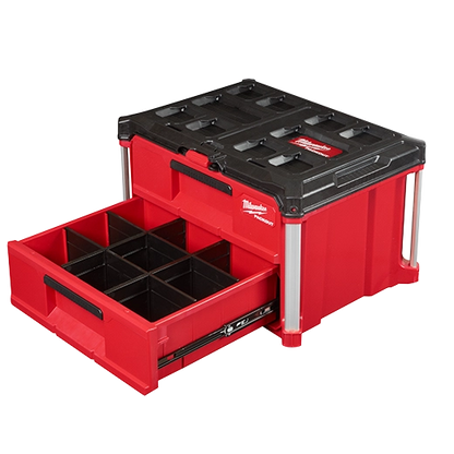 CAJA DE HERRAMIENTAS 2 CAJONES PACKOUT (48-22-8442) MILWAUKEE