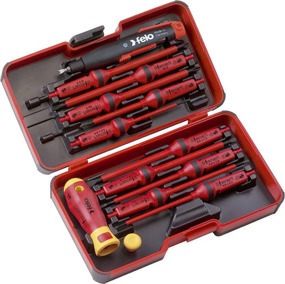 Set destornillador con varillas intercambiables aisladas 13 piezas Felo
