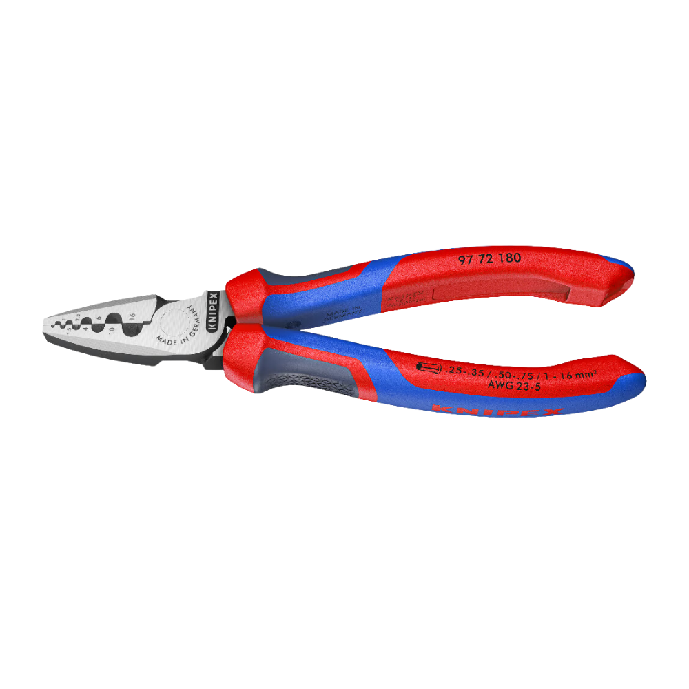 Alicate crimpeador de puntillas mango compuesto Knipex