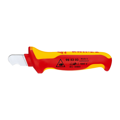 Cuchillo pelacables mango aislado Knipex