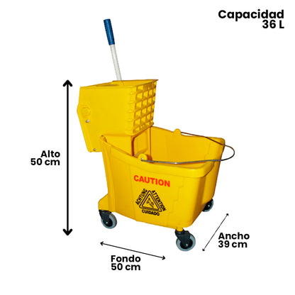 CARRO ESTRUJADOR DE 36 L TECNOPLUS