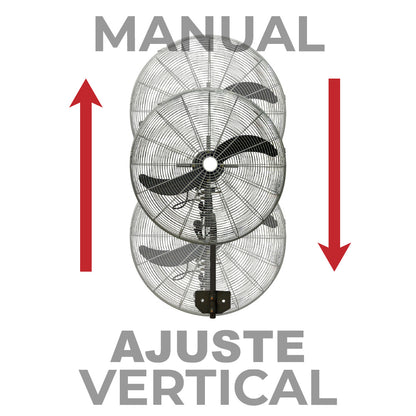 VENTILADOR INDUSTRIAL DE PARED 30 PULGADAS TECNOPLUS