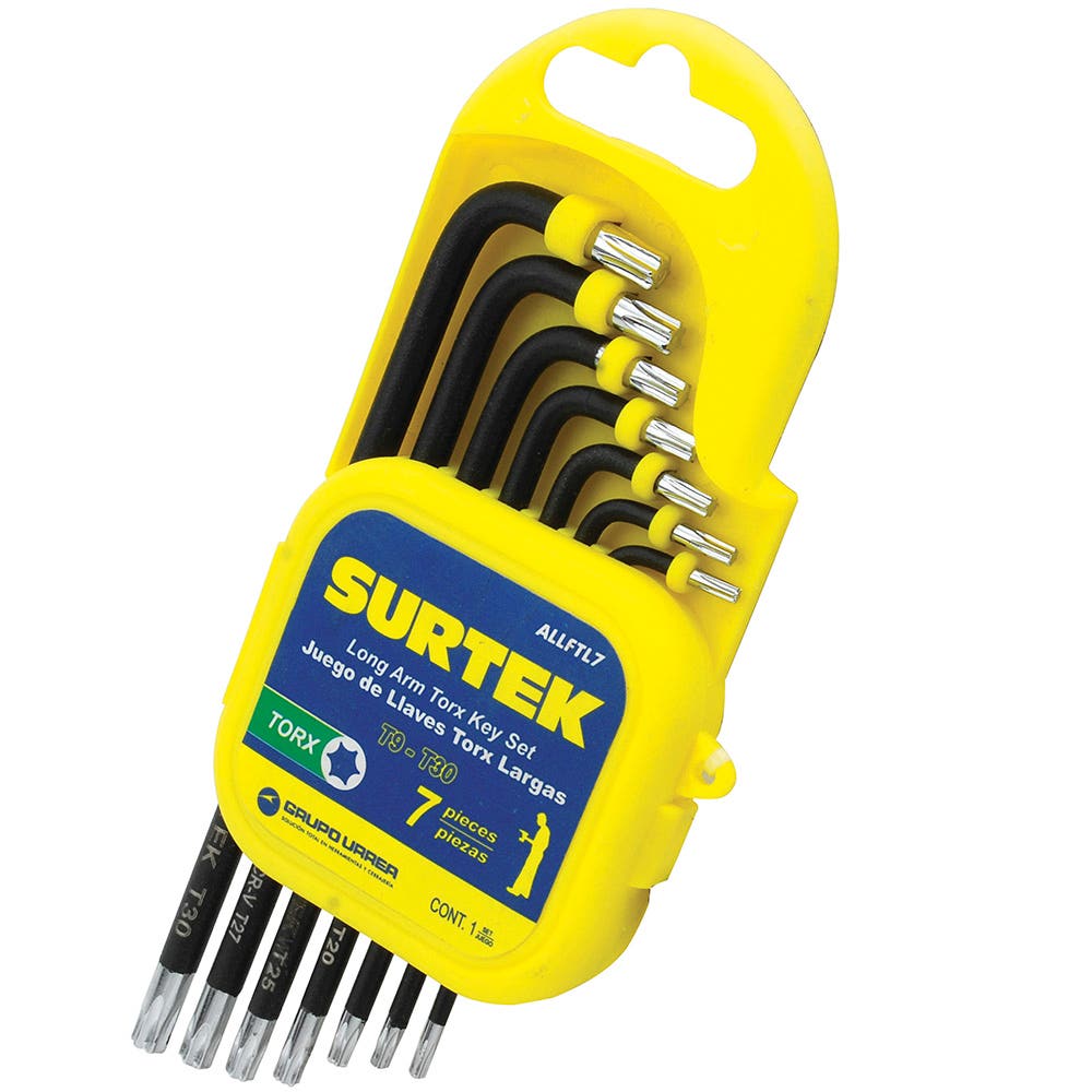 Jgo llaves hex L torx lga 7pz (TWS-ALLFTL7) - URREA