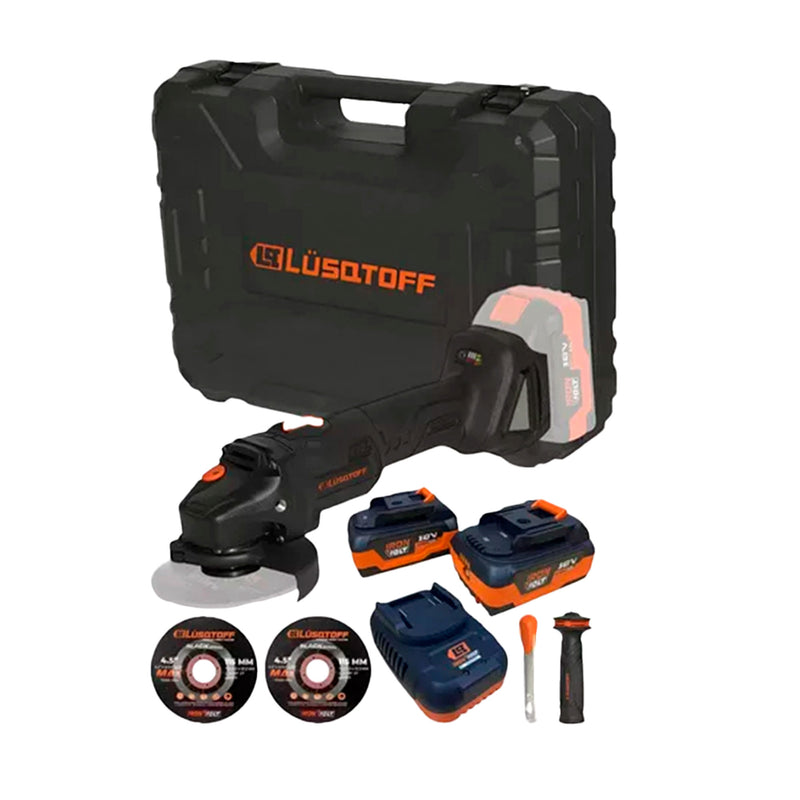 Kit profesional esmeril angular inalámbrico 4,5