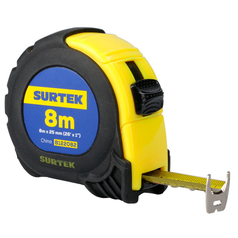 Huincha de medir anti-impacto 8m (TWS-B122082) - URREA