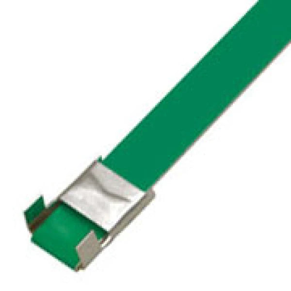 CINTA ACERO INOX. 1/2 VERDE