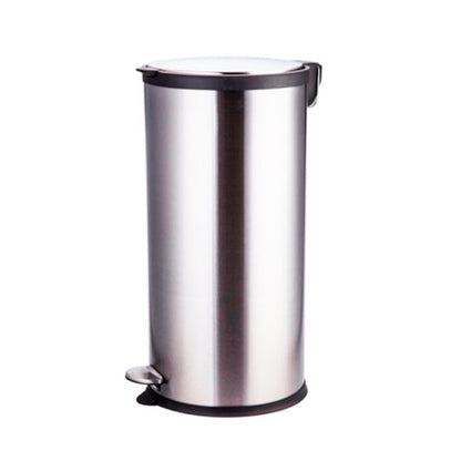 BASURERO ACERO INOX CIERRE SUAVE 30LT