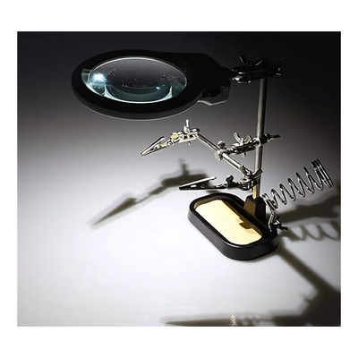 Soporte TERCERA MANO CON LUPA LED