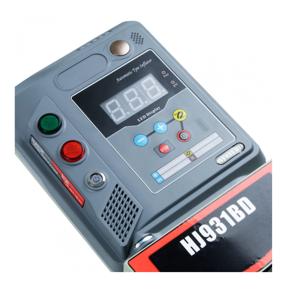INFLADOR PARA COLGAR CON DISPLAY LED HJ931BD  -  AUTOMOTRIZ