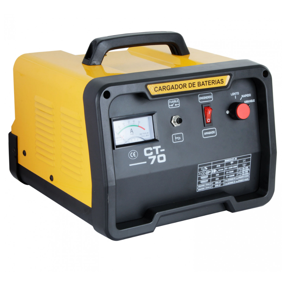 CARGADOR de BATERIA CT-70  -  AUTOMOTRIZ