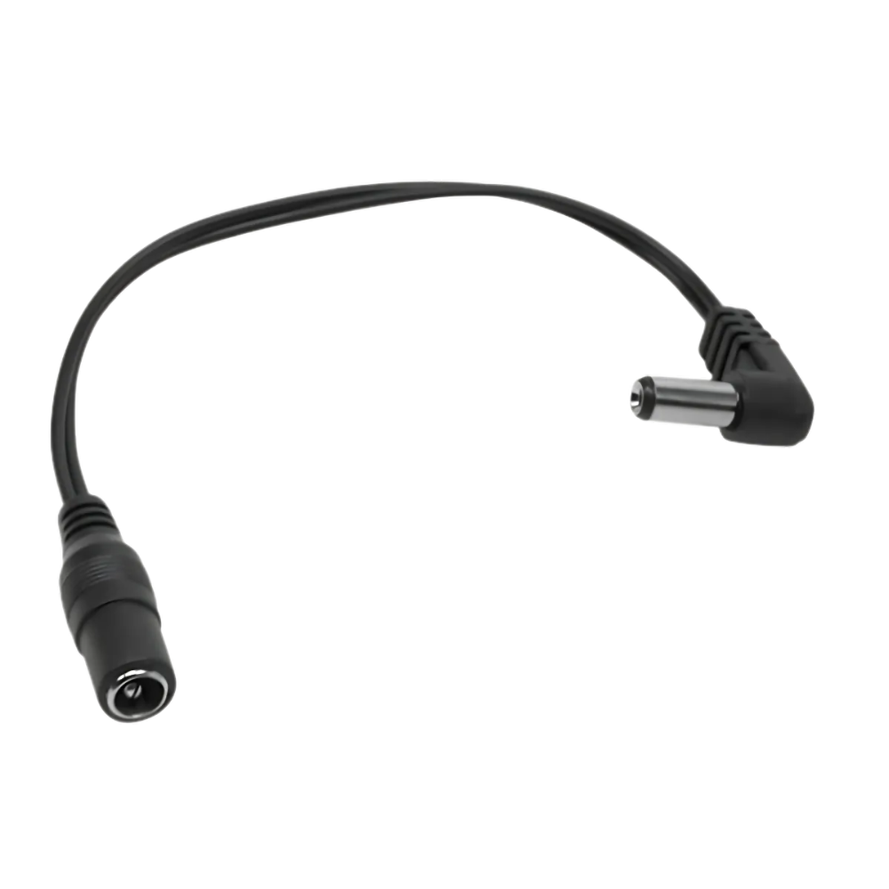 CABLE 15CM HEMBRA 2.1MM A MACHO 2.1MM CURVO