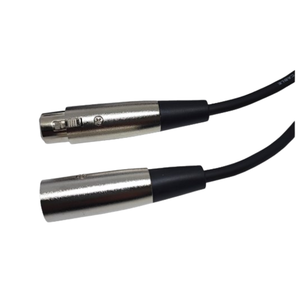 CABLE MICROFONO BALANCEADO 6MM PLUG CANNON A JACK CANNON 10MTS