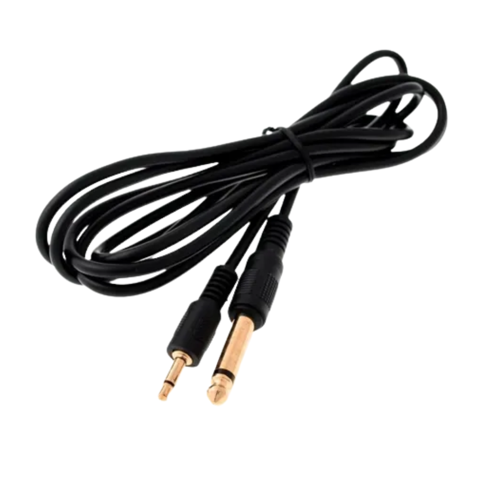 CABLE PLUG ST 3.5mm A PLUG MONO 6.3mm 1.8MT