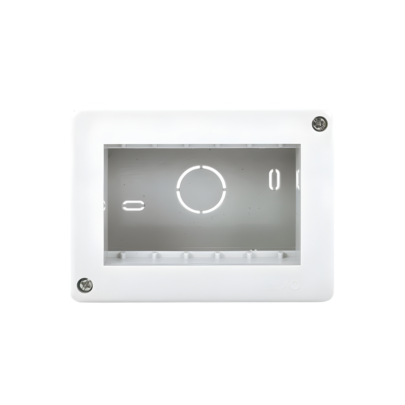 Hydrobox sobrepuesto IP20 3 módulos, blanco