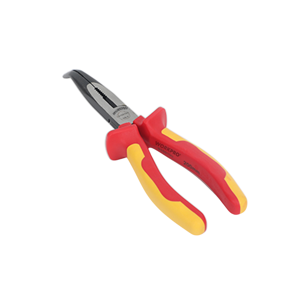 ALICATE PUNTA DOBLADO AISLADO 8" WP342007- WORKPRO