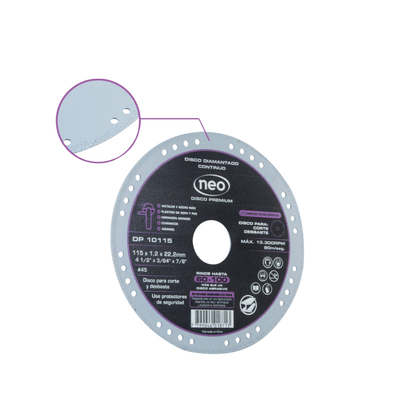 DISCO 4 1/2" DIAMANTADO MULTIPRO PREMIUM DP 10115